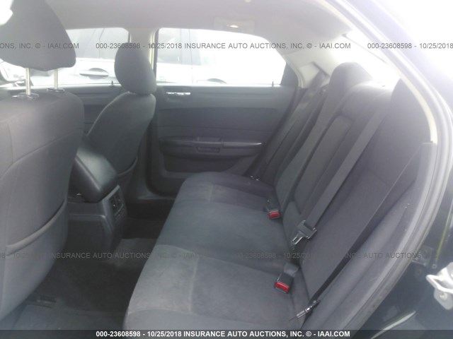 2C3KA43R88H319780 - 2008 CHRYSLER 300 LX BLACK photo 8