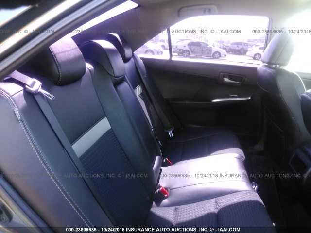 4T1BF1FK8CU162232 - 2012 TOYOTA CAMRY SE/LE/XLE GRAY photo 8