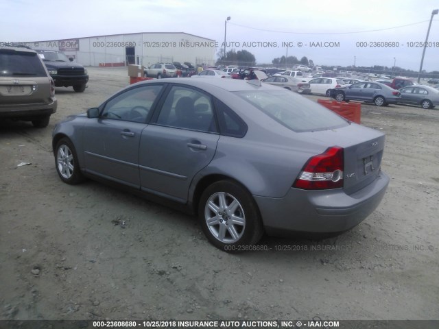 YV1MS382X62167802 - 2006 VOLVO S40 2.4I GRAY photo 3