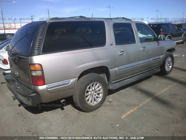 1GKEC16T72J188117 - 2002 GMC YUKON XL C1500 GRAY photo 4