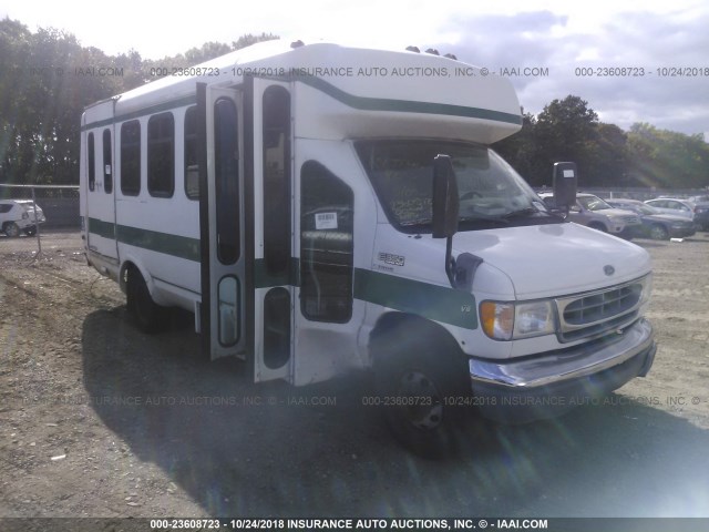 1FDWE35L6YHB35850 - 2000 FORD ECONOLINE E350 SUPER DUTY CTWAY VAN WHITE photo 1