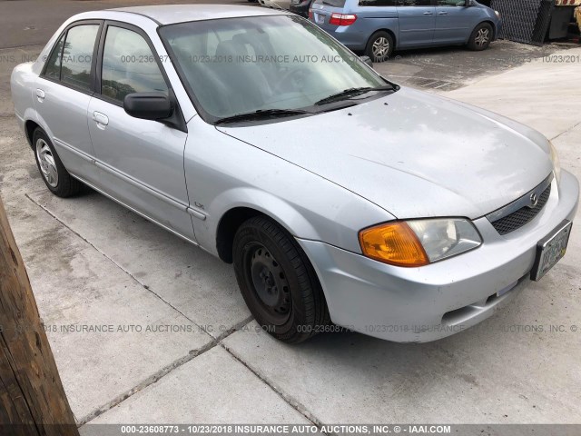 JM1BJ2229Y0276138 - 2000 MAZDA PROTEGE DX/LX SILVER photo 1