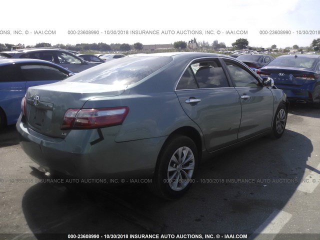 4T1BE46K79U855872 - 2009 TOYOTA CAMRY SE/LE/XLE 绿色 照片 4