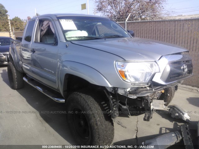 5TFTU4GN0EX059512 - 2014 TOYOTA TACOMA PRERUNNER ACCESS CAB SILVER photo 1
