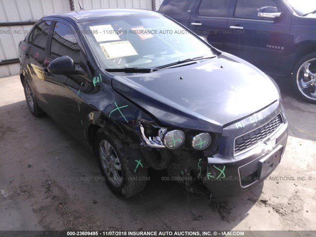 1G1JA5SH9C4174253 - 2012 CHEVROLET SONIC LS 黑色 照片 1