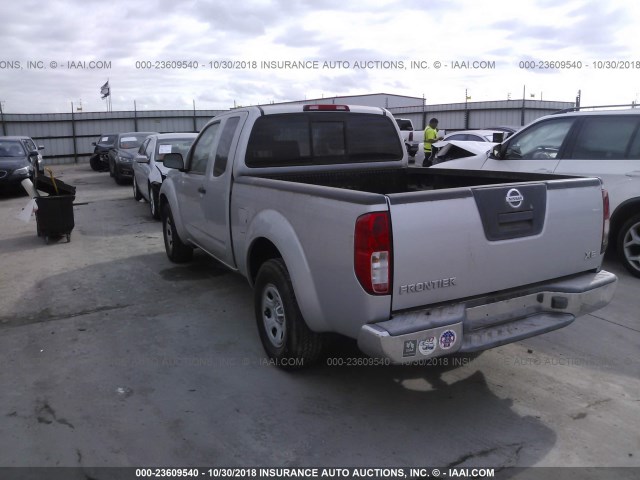 1N6BD06T25C452968 - 2005 NISSAN FRONTIER KING CAB XE SILVER photo 3