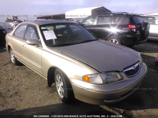 1YVGF22C3W5743306 - 1998 MAZDA 626 GOLD photo 1