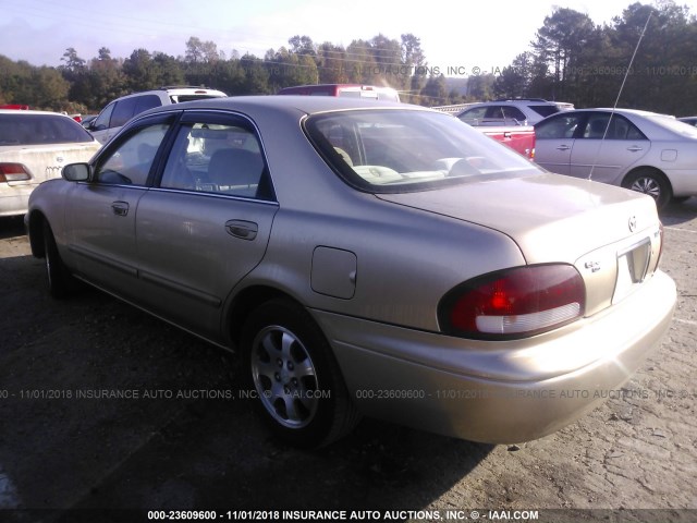 1YVGF22C3W5743306 - 1998 MAZDA 626 GOLD photo 3