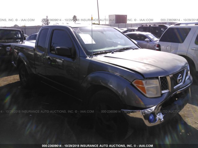 1N6AD06U45C432788 - 2005 NISSAN FRONTIER KING CAB LE/SE/OFF ROAD GRAY photo 1