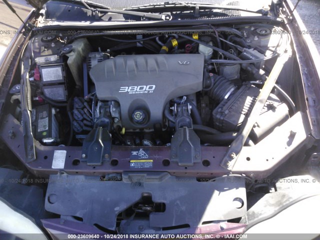 2G1WX15K729199006 - 2002 CHEVROLET MONTE CARLO SS იასამნისფერი ფოტო 10