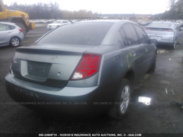 1G8AZ55F06Z195374 - 2006 SATURN ION LEVEL 2 GRAY photo 4