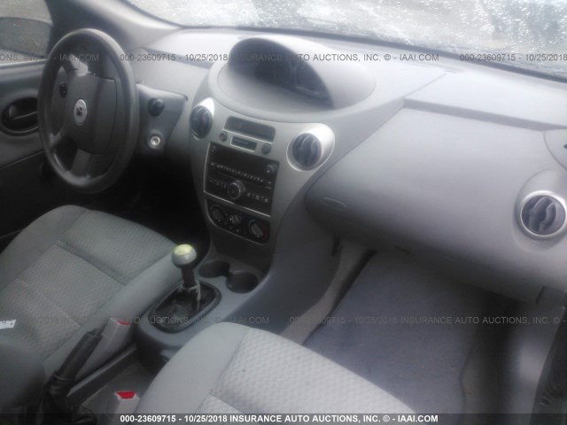1G8AZ55F06Z195374 - 2006 SATURN ION LEVEL 2 GRAY photo 5