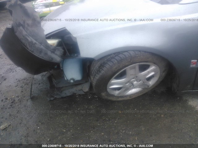 1G8AZ55F06Z195374 - 2006 SATURN ION LEVEL 2 GRAY photo 6