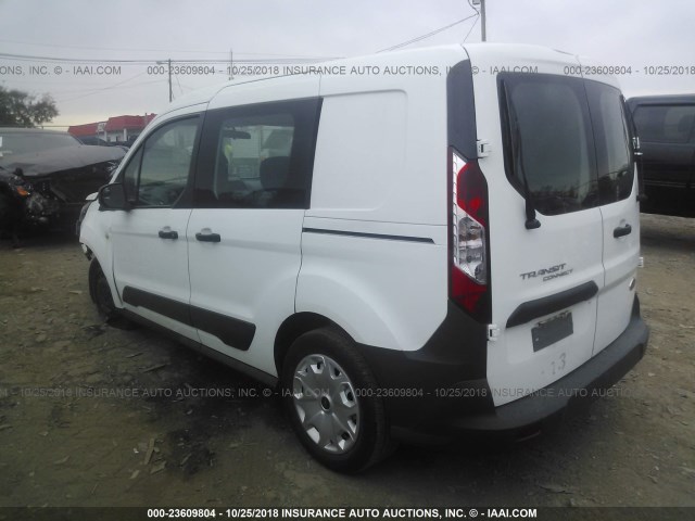 NM0LS6E72E1156619 - 2014 FORD TRANSIT CONNECT XL WHITE photo 3