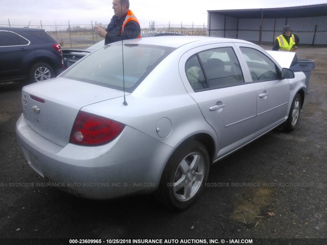 1G1AF5F55A7187837 - 2010 CHEVROLET COBALT 2LT SILVER photo 4