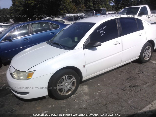 1G8AJ52F64Z157463 - 2004 SATURN ION LEVEL 2 WHITE photo 2