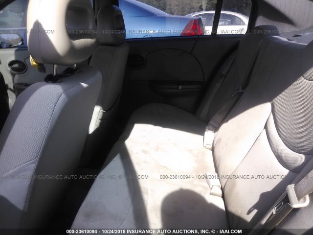 1G8AJ52F64Z157463 - 2004 SATURN ION LEVEL 2 WHITE photo 8