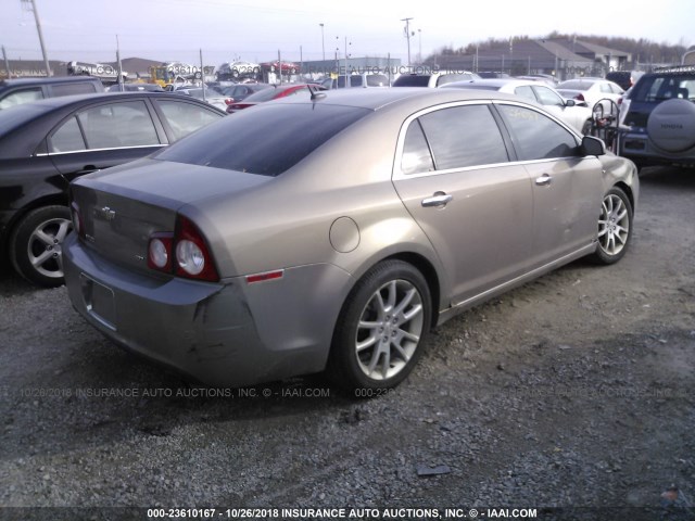 1G1ZK57738F214385 - 2008 CHEVROLET MALIBU LTZ 棕色 照片 4