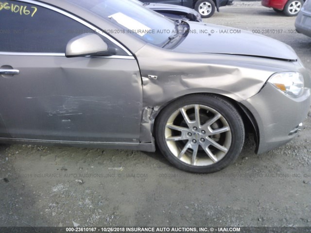 1G1ZK57738F214385 - 2008 CHEVROLET MALIBU LTZ 棕色 照片 6