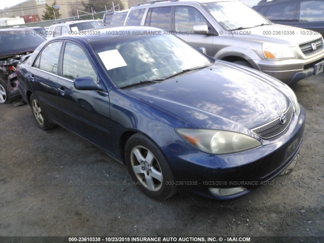 4T1BE32K34U279934 - 2004 TOYOTA CAMRY LE/XLE/SE BLUE photo 1