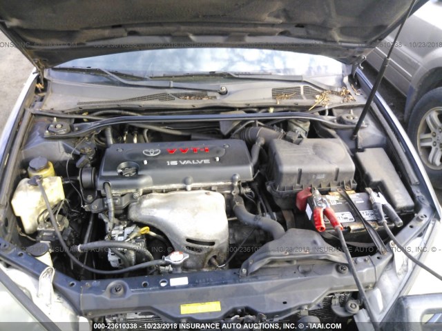 4T1BE32K34U279934 - 2004 TOYOTA CAMRY LE/XLE/SE BLUE photo 10