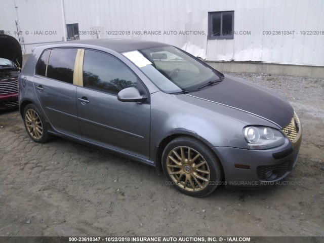 WVWGV71K27W223303 - 2007 VOLKSWAGEN NEW GTI GRAY photo 1