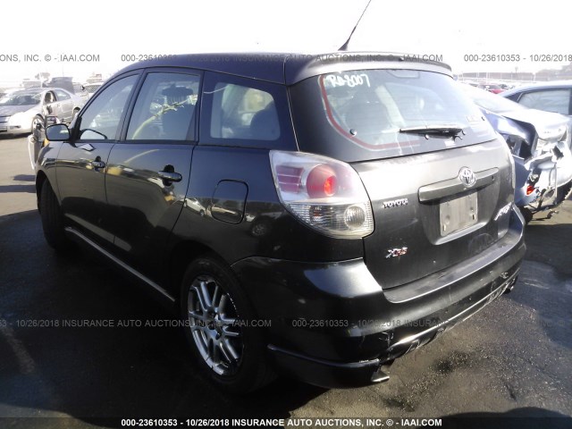 2T1KY32E95C496487 - 2005 TOYOTA COROLLA MATRIX XRS BLACK photo 3