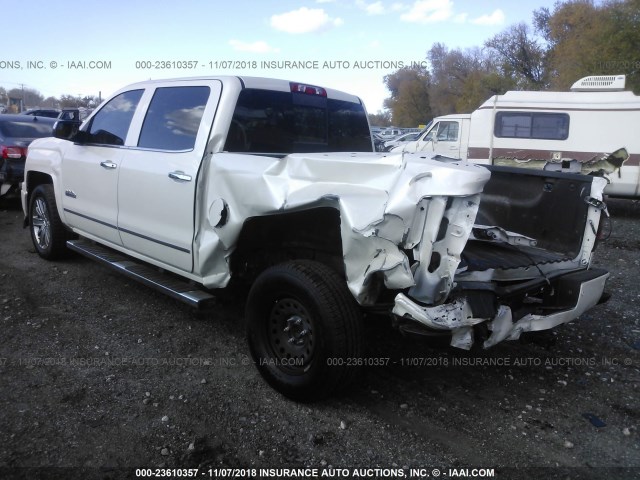 3GCPCTEC9FG377764 - 2015 CHEVROLET SILVERADO C1500 HIGH COUNTRY WHITE photo 3