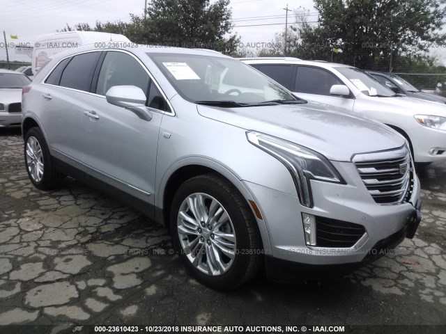 1GYKNERS4KZ121120 - 2019 CADILLAC XT5 PREMIUM LUXURY SILVER photo 1