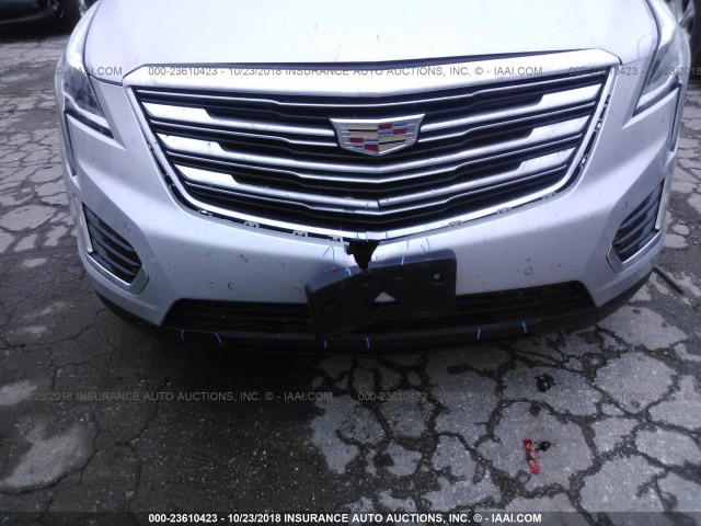 1GYKNERS4KZ121120 - 2019 CADILLAC XT5 PREMIUM LUXURY SILVER photo 6