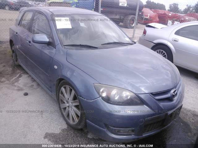 JM1BK34M071694887 - 2007 MAZDA SPEED 3 BLUE photo 6