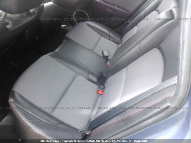 JM1BK34M071694887 - 2007 MAZDA SPEED 3 BLUE photo 8