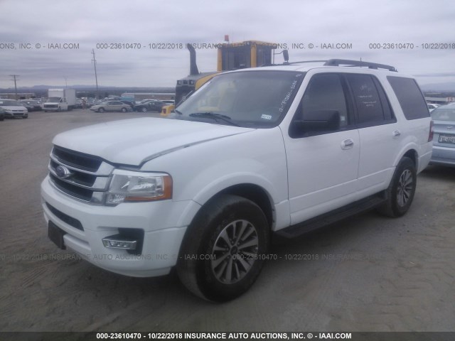 1FMJU1HT9HEA61354 - 2017 FORD EXPEDITION XLT/KING RANCH WHITE photo 2