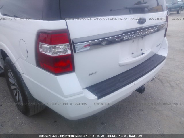 1FMJU1HT9HEA61354 - 2017 FORD EXPEDITION XLT/KING RANCH WHITE photo 6
