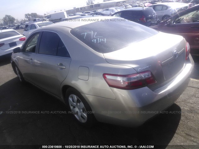 4T4BE46K09R069496 - 2009 TOYOTA CAMRY SE/LE/XLE ოქროსფერი ფოტო 3