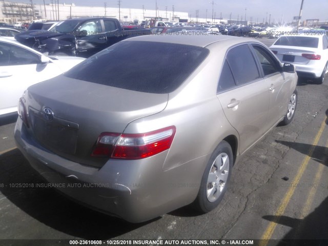 4T4BE46K09R069496 - 2009 TOYOTA CAMRY SE/LE/XLE GOLD photo 4
