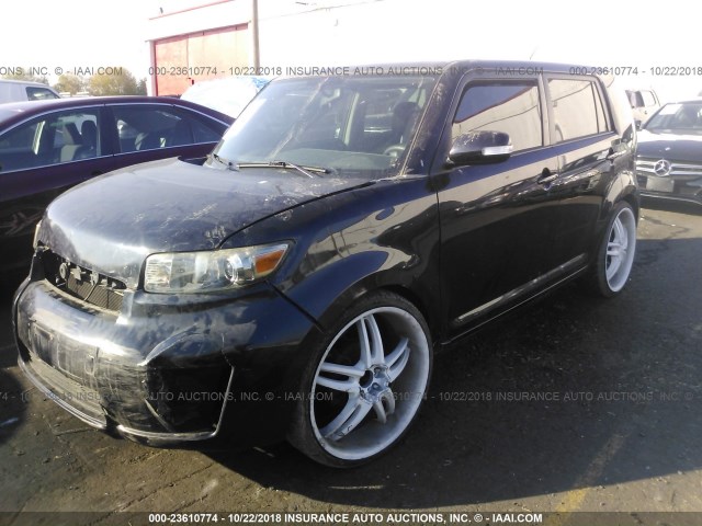 JTLKE50E081002344 - 2008 TOYOTA SCION XB Қара фото 2