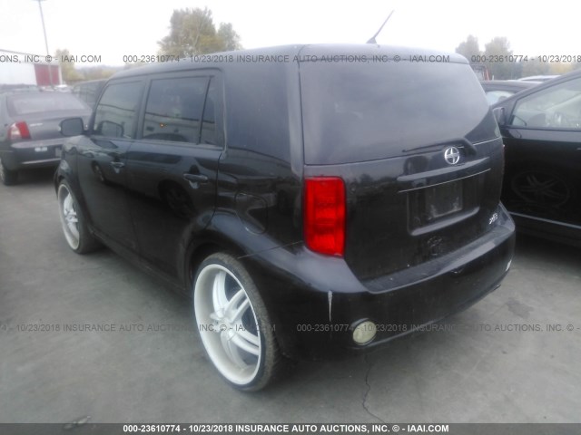 JTLKE50E081002344 - 2008 TOYOTA SCION XB Қара фото 3