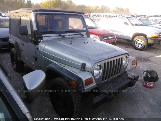 1J4FA29P32P701414 - 2002 JEEP WRANGLER / TJ SE GRAY photo 1