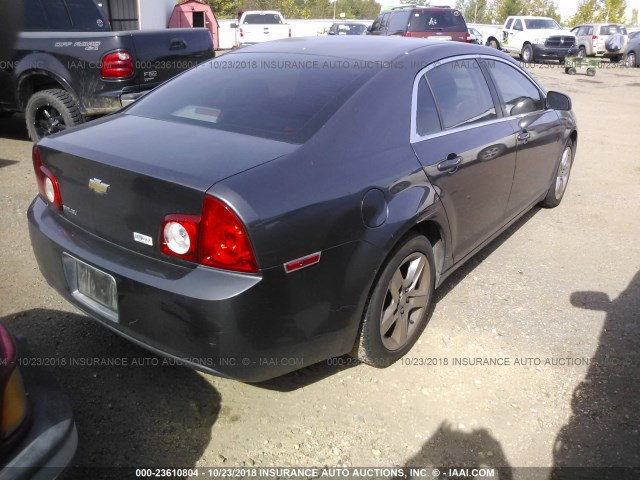 1G1ZA5EB6A4162682 - 2010 CHEVROLET MALIBU LS 灰色 照片 4