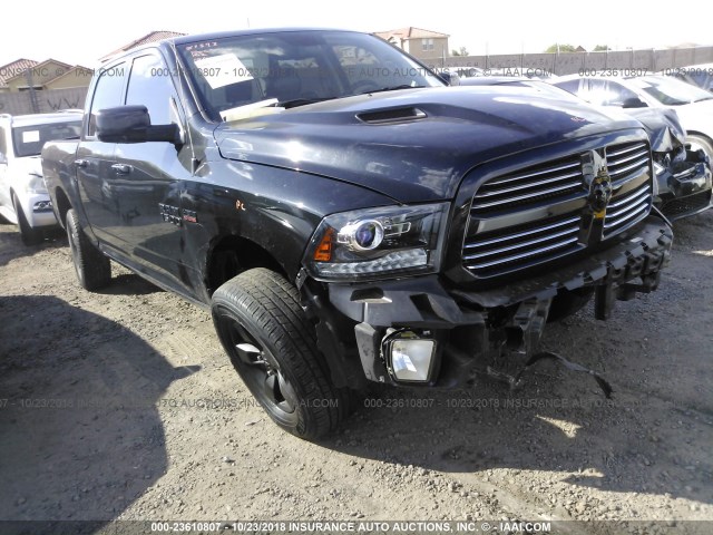 1C6RR7MTXGS303707 - 2016 RAM 1500 SPORT BLACK photo 1