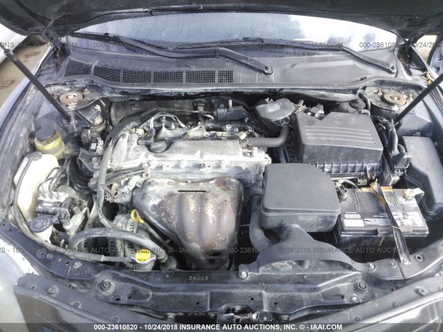 4T1BF3EK0AU075340 - 2010 TOYOTA CAMRY SE/LE/XLE შავი ფოტო 10