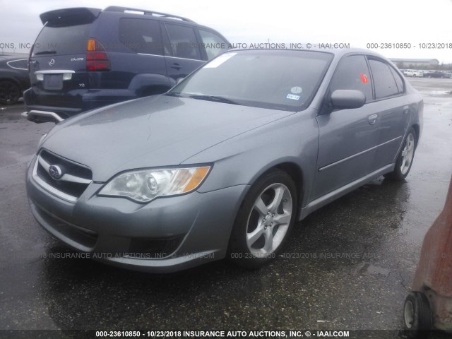 4S3BL616987210685 - 2008 SUBARU LEGACY 2.5I GRAY photo 2