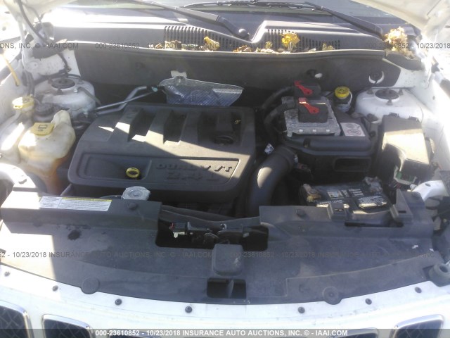 1C4NJDEB8CD584505 - 2012 JEEP COMPASS LATITUDE თეთრი ფოტო 10