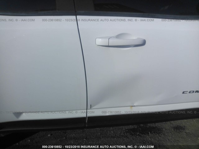 1C4NJDEB8CD584505 - 2012 JEEP COMPASS LATITUDE თეთრი ფოტო 6