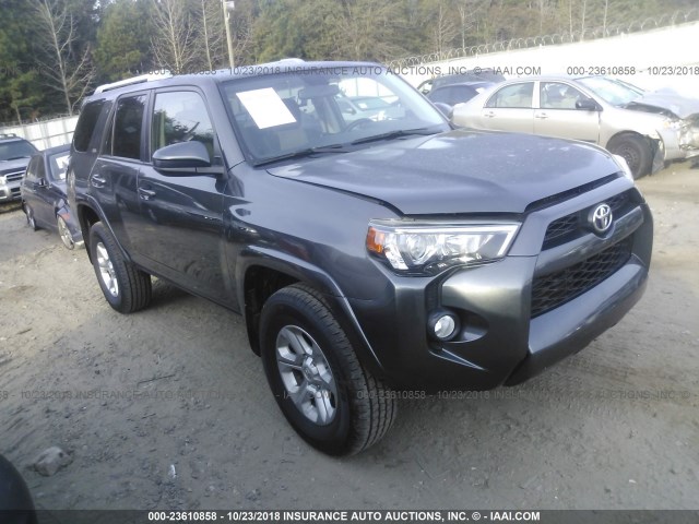 JTEBU5JR6G5342827 - 2016 TOYOTA 4RUNNER SR5 PREM/LTDL/TRAIL/TRD GRAY photo 1