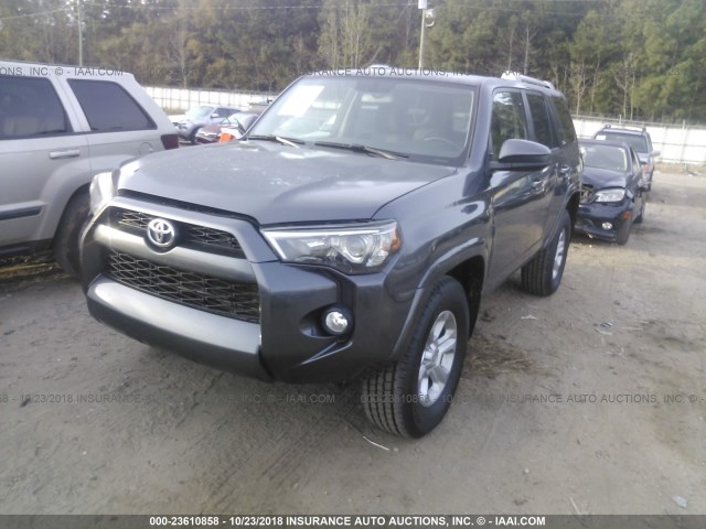 JTEBU5JR6G5342827 - 2016 TOYOTA 4RUNNER SR5 PREM/LTDL/TRAIL/TRD GRAY photo 6