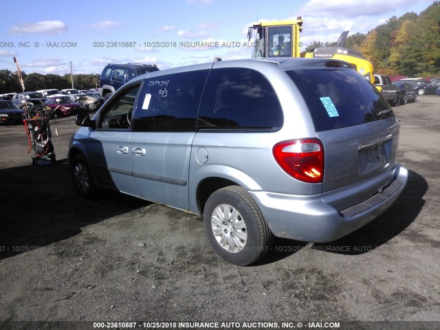 1A4GP45R46B595368 - 2006 CHRYSLER TOWN & COUNTRY  BLUE photo 3