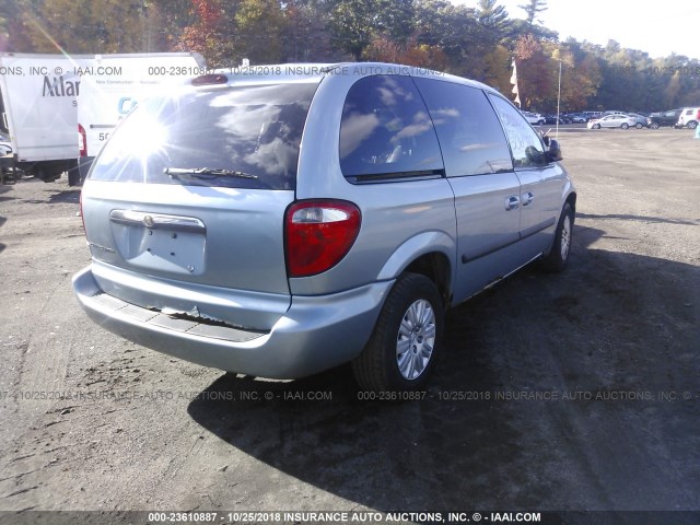 1A4GP45R46B595368 - 2006 CHRYSLER TOWN & COUNTRY  BLUE photo 4