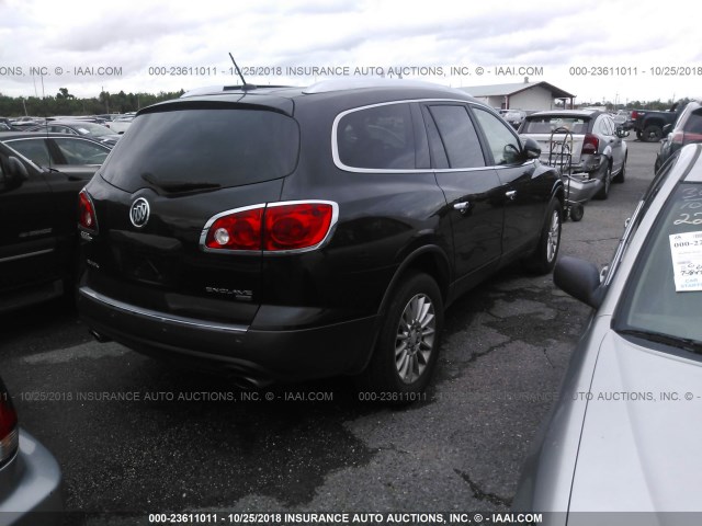 5GALRBEDXAJ105345 - 2010 BUICK ENCLAVE CXL 黑色 照片 4